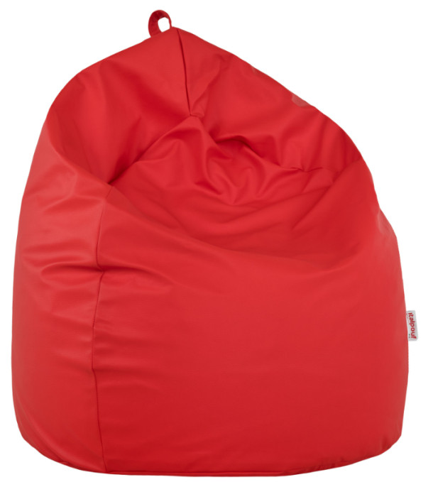 Sedací vak SAKO červený ekokoža