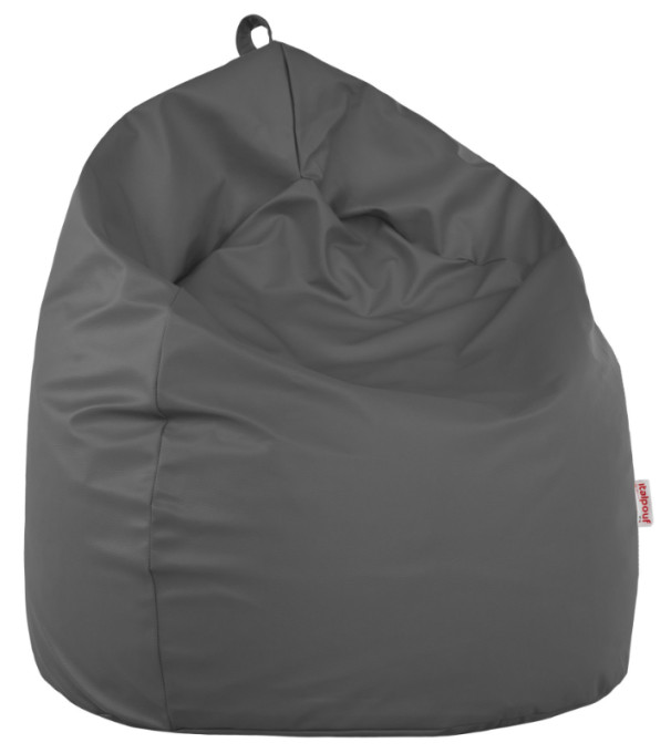 Sedací vak SAKO sivý ekokoža