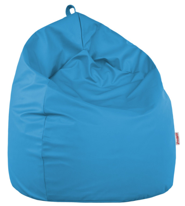 Sedací vak SAKO blankitný ekokoža