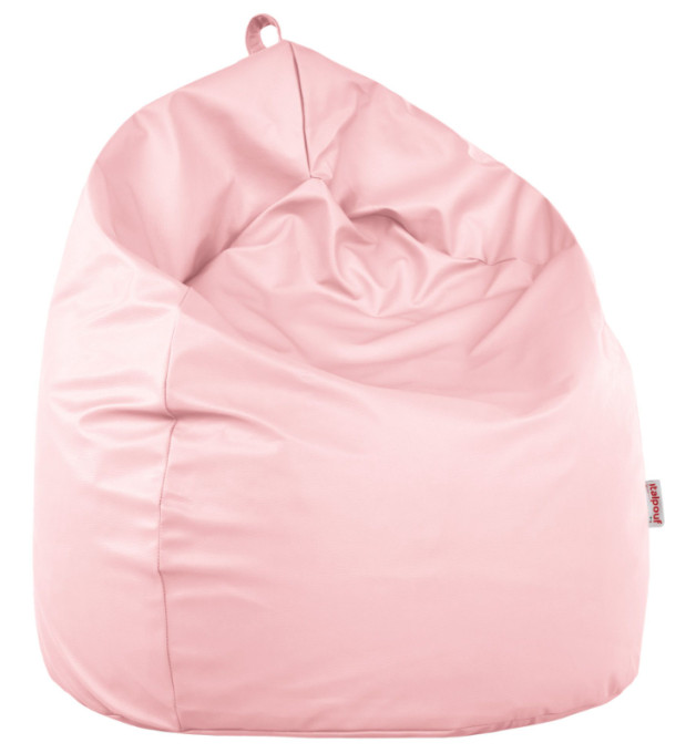 Sedací vak SAKO metalic ružový ekokoža