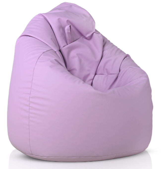 Sedací vak Sako svetlofialový ekokoža