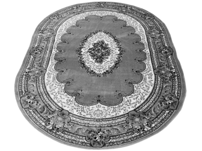 Koberec Orient 002 sivý ovál