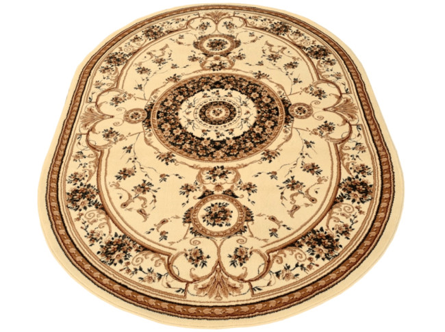 Koberec Orient 003 krémový ovál