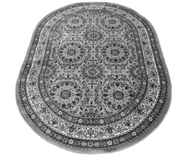 Koberec Orient 005 sivý ovál