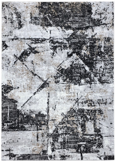 Koberec Oman 299 sivý / antracitový