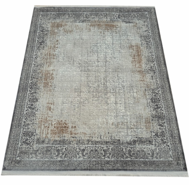 Koberec EXCLUSIVE 489 tmavosivý / zlatý