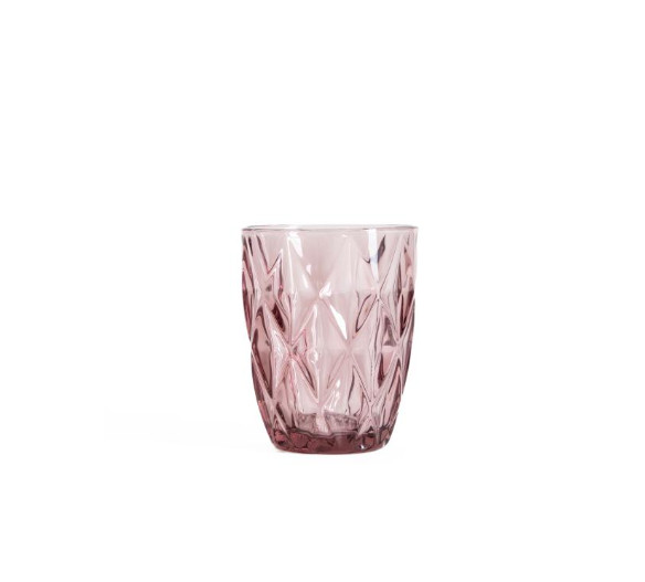 Sada štyroch pohárov LUNO ružová 748226 280 ml (4 ks)