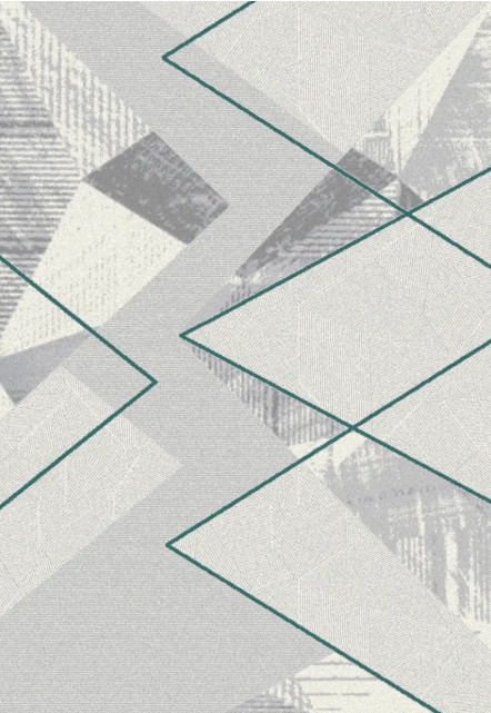 Koberec Dywilan Stylish 21 sivý / zelený