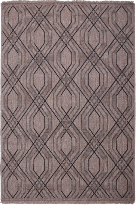 Koberec INDIANA 11666C hnedý / čierny