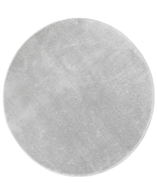Protišmykový koberec MELLOW svetlosivý kruh
