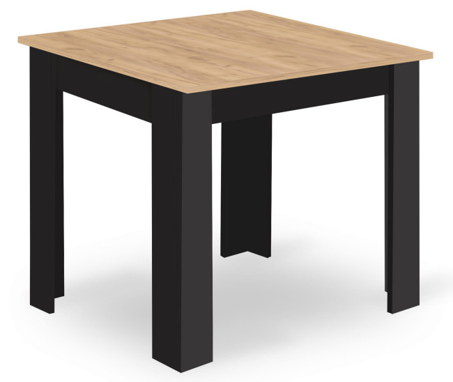 Jedálenský stôl NP Artisan čierne nohy / štvorec