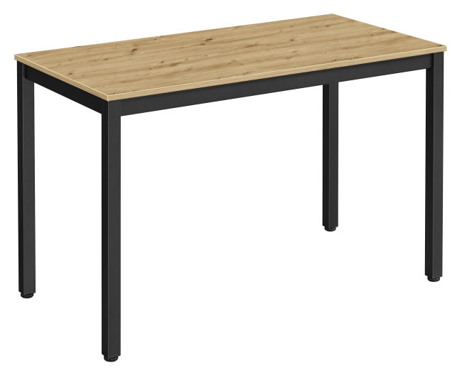 Jedálenský stôl TESSA dub artisan / čierne nohy