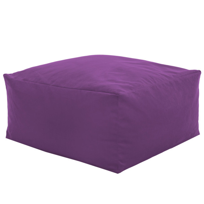 Plyšová taburetka fialová