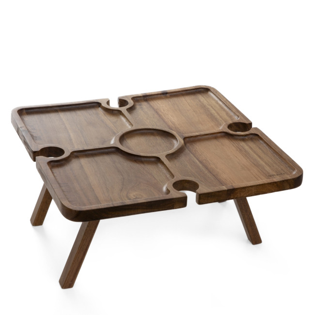 Servírovací stolík MOOKA hnedý 892597