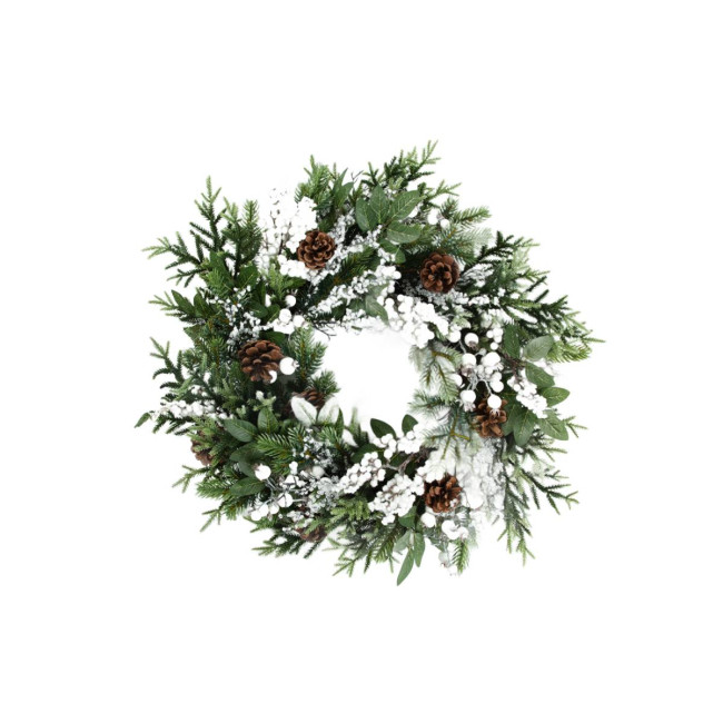 Veniec FARILA biely / zelený 710117