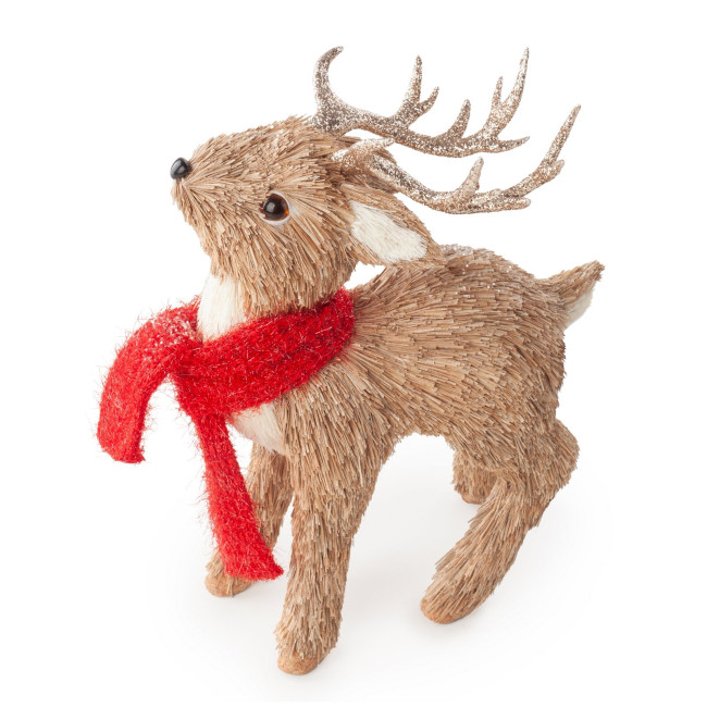 Vianočná dekorácia CHRISTMAS 219 hnedá / červená