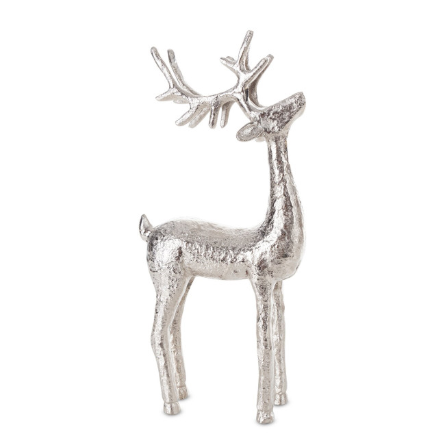 Vianočná dekorácia sob FIG 166 A strieborná