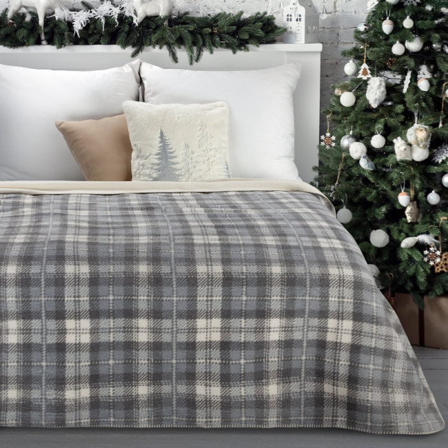 Deka SANTA 02 - čierna / biela