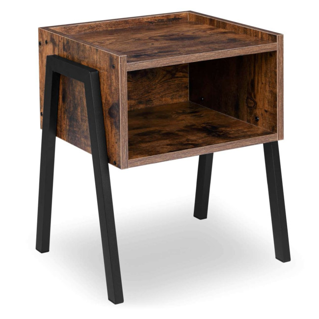 Nočný stolík SKIVE Rustic antický dub