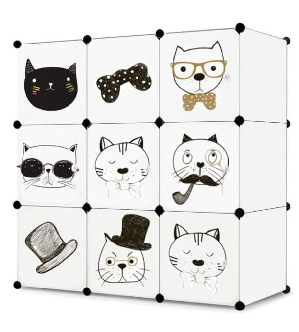 Detská modulárna skriňa 9x - W02