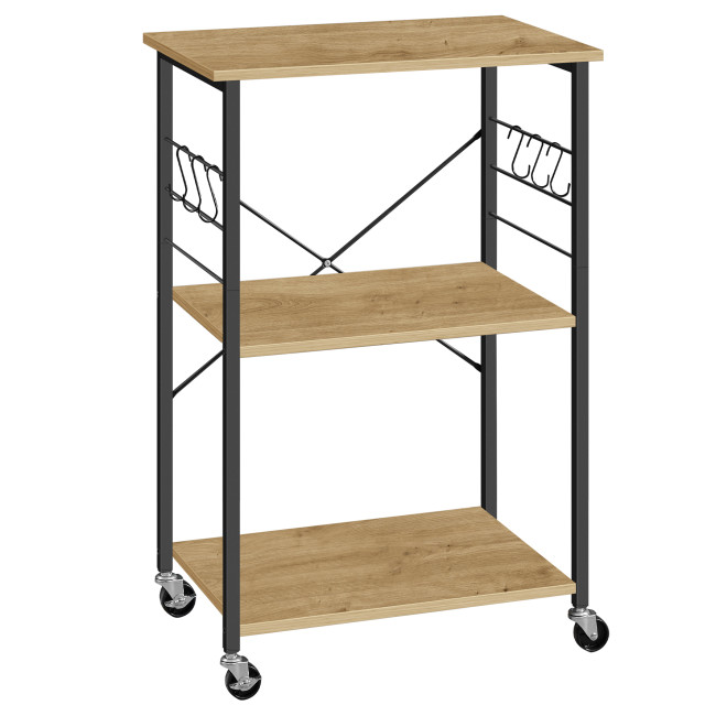 Pojazdný regál KKS060B88 dub artisan