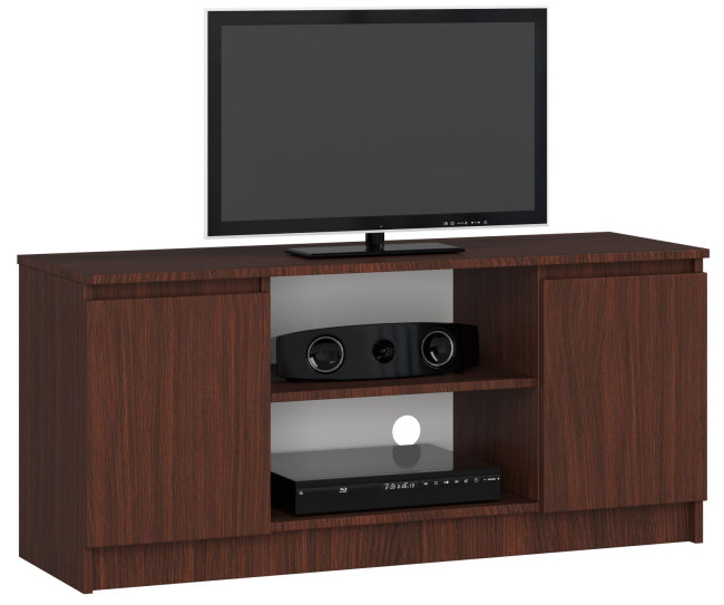 Stolík pod TV RTV 120 2D 1P wenge