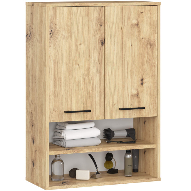 Kúpeľňová skrinka FIN H934 W64 2D 1P dub artisan