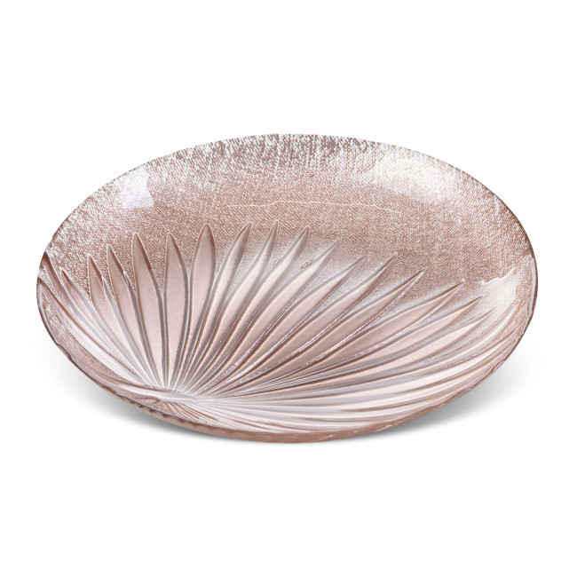 Dekoračný tanier BENA 02 ružový
