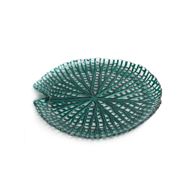 Dekoračný tanier MELA 01 tyrkysový