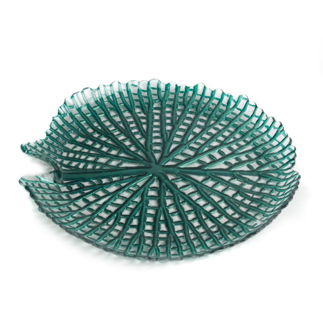 Dekoračný tanier MELA 03 tyrkysový