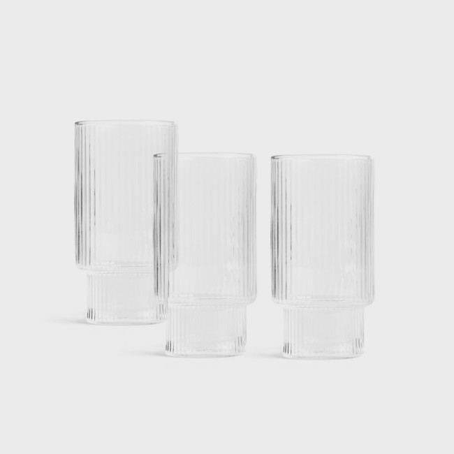 Sada troch pohárov LYNNASO priesvitné 714498 300 ml