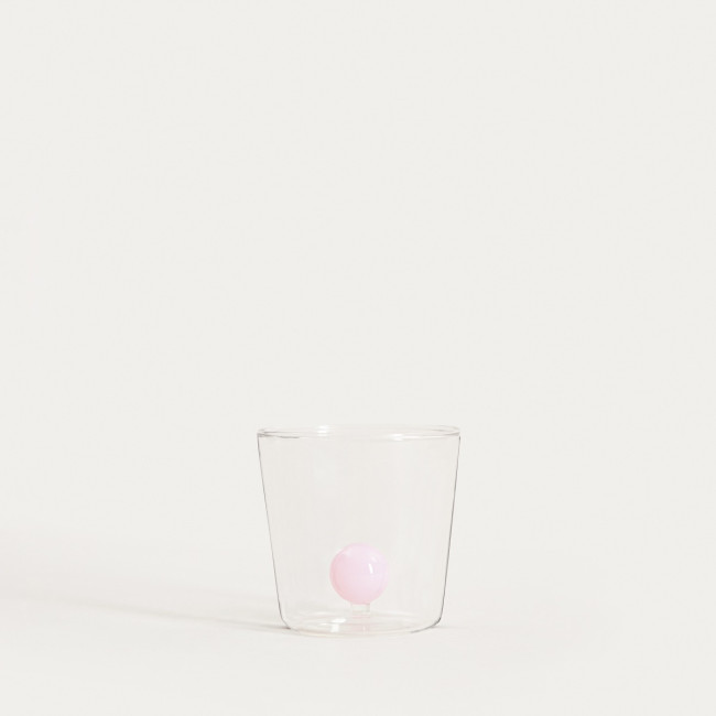 Levně Pohár PALLORA s růžovou kuličkou 772689 300 ml