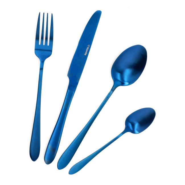 Súprava príborov ABELE matná granátová 16 ks ALL 985175