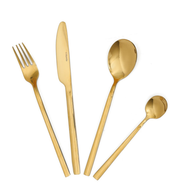 Súprava príborov APERI zlatá ALL 954478