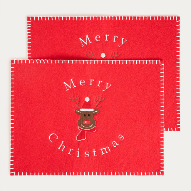 Sada podložiek pod taniere MERRICK červená 760211