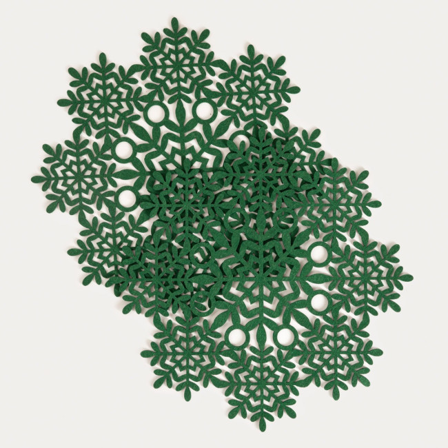 Sada podložiek pod taniere ORKEL zelená 760198 (2 ks)