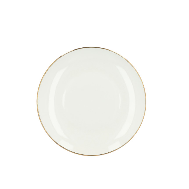 Dezertný tanier AURO so zlatým okrajom 992005