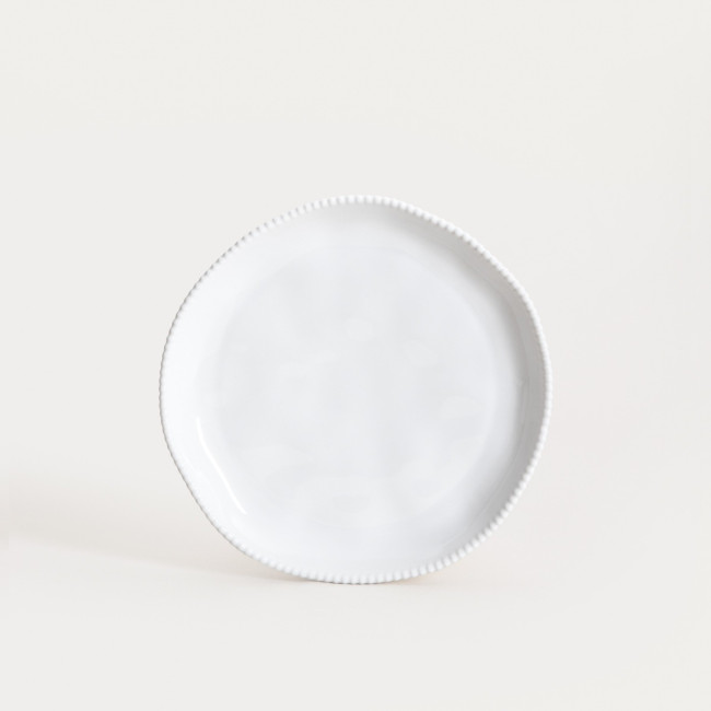 Dezertný tanier PADRA biely 766916