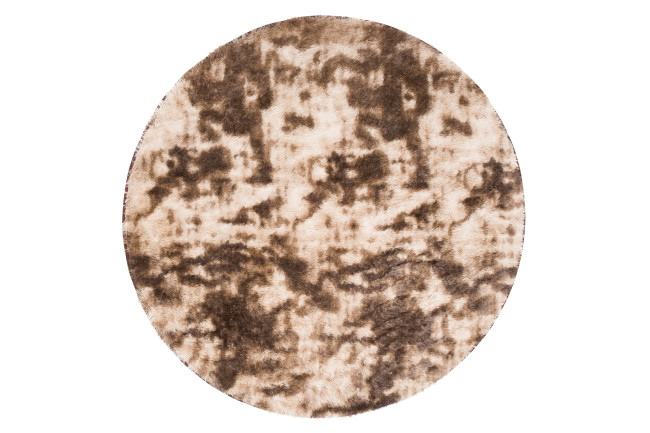 Koberec SILK DYED MR-580 hnedý kruh