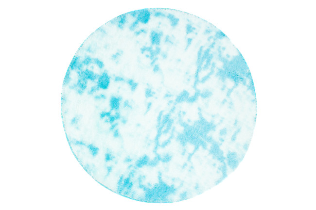 Koberec SILK DYED MR-582 modrý kruh