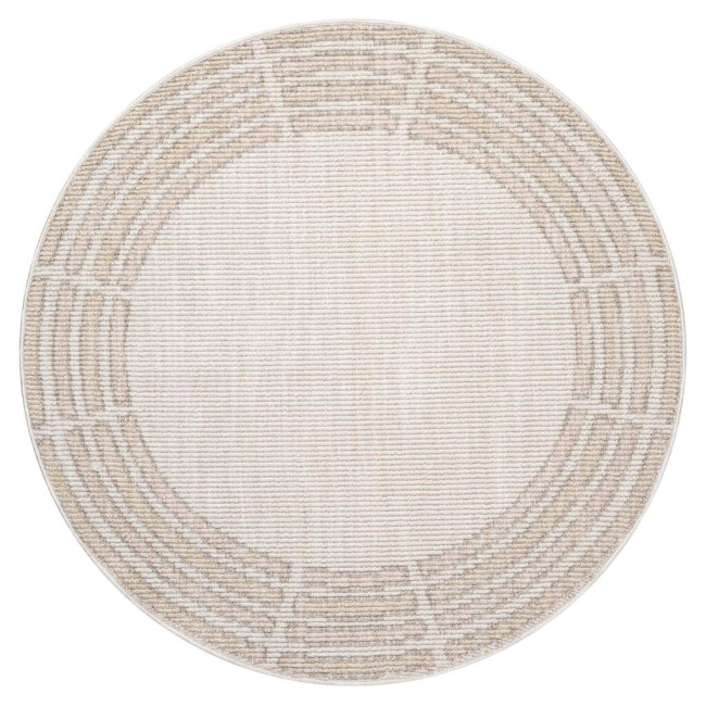 Koberec Clasico 9068 ružový kruh