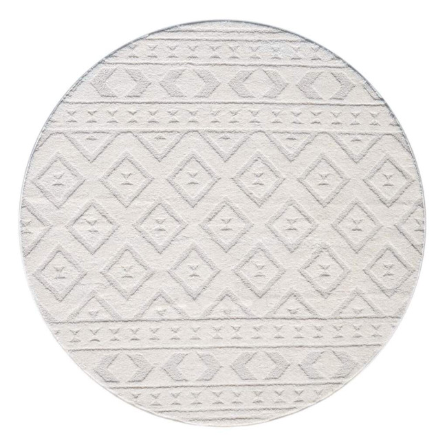 Koberec Lounge 9999 krémový kruh