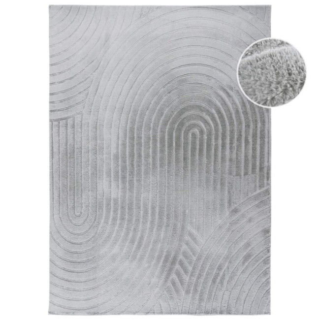 Koberec WAVES 501 sivý