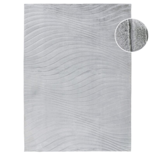 Koberec WAVES 503 sivý