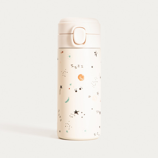 Levně Termoska SPACEKID krémová 749636 340 ml