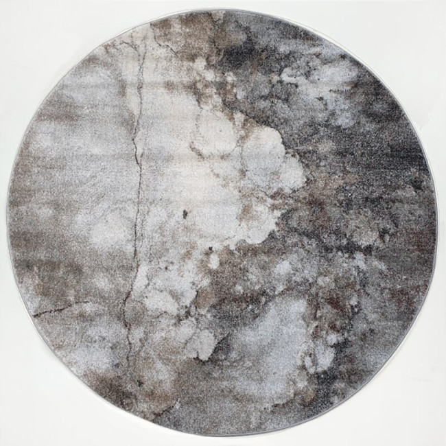 Koberec UNIVERSE 841-86 sivý / béžový kruh