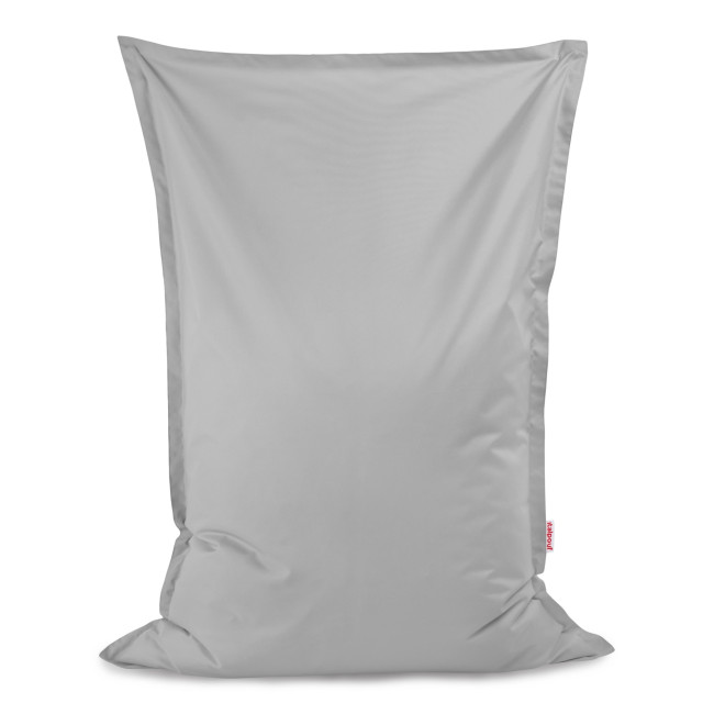 Vankúš na sedenie strieborný nylon