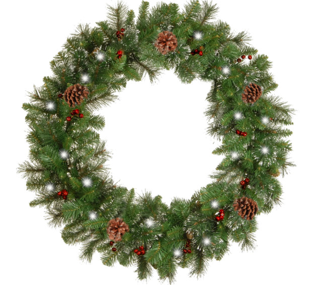 Vianočný veniec LED 311427