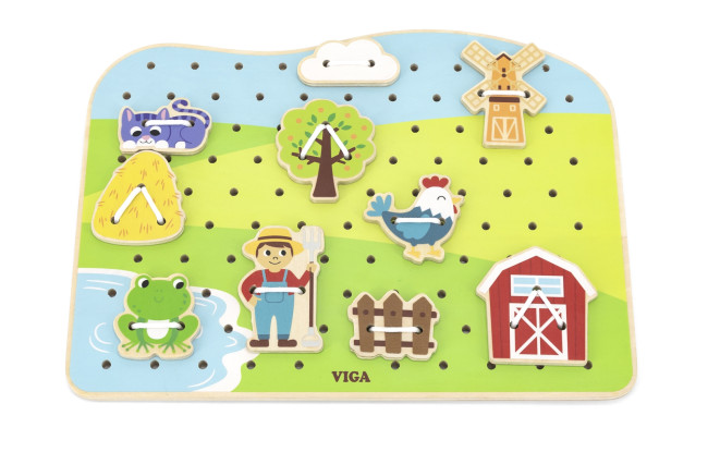 Šnurovacia hra Viga 44637 farma