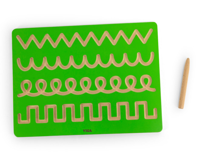 Drevená rysovacia doska Viga 44697 vzory